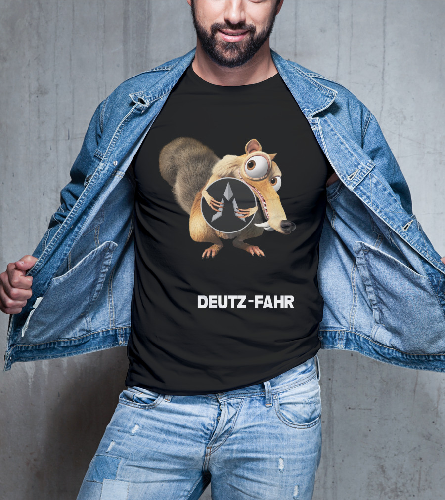 Deutz-Fahr Funny Character Holding T-Shirt