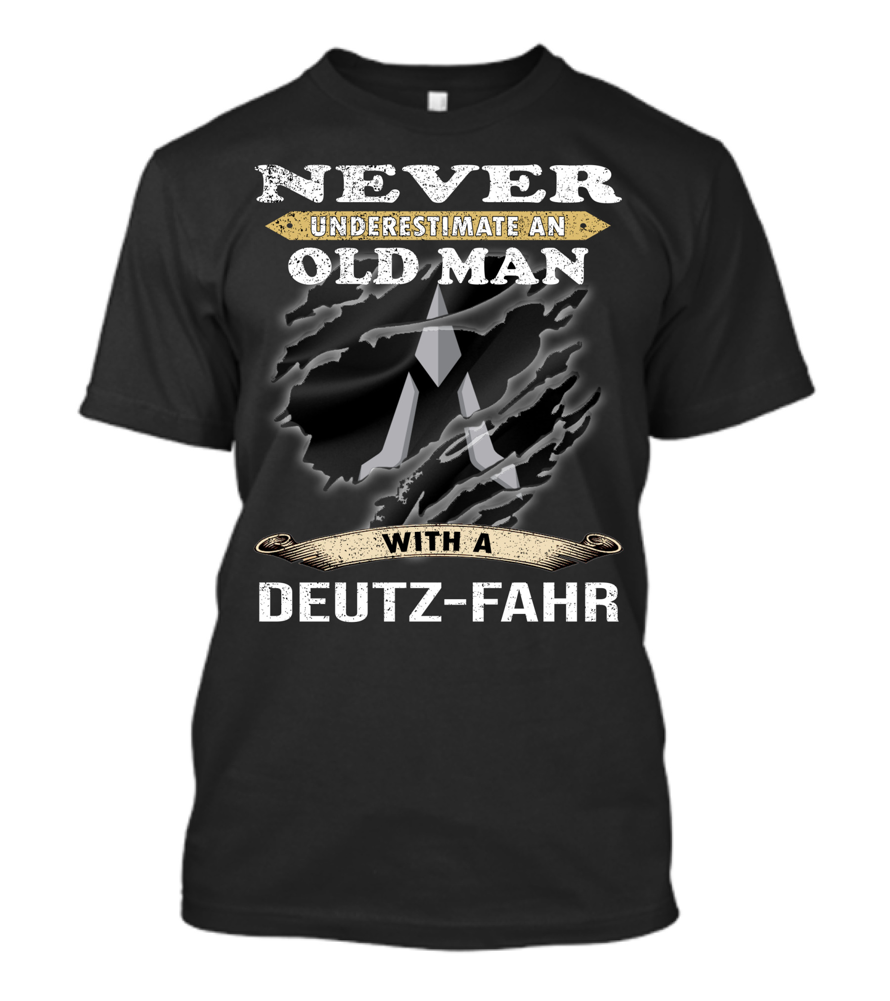 Never Underestimate An Old Man With A Deutz-Fahr T-Shirt