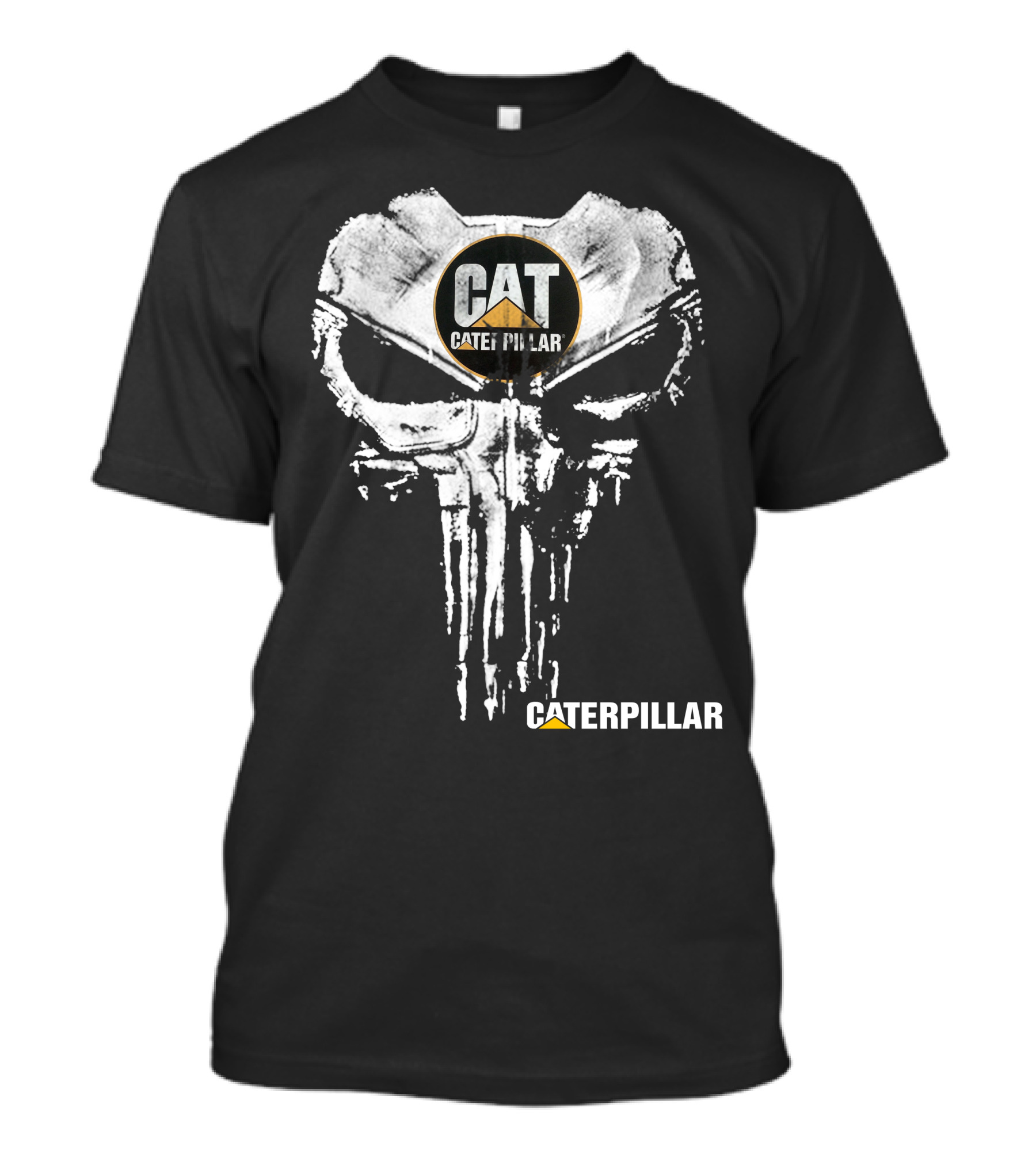 Cat Caterpillar Skull T-Shirt