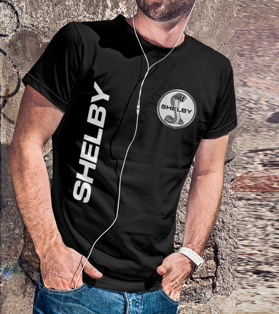 Shelby Cobra Logo Vertical T-Shirt