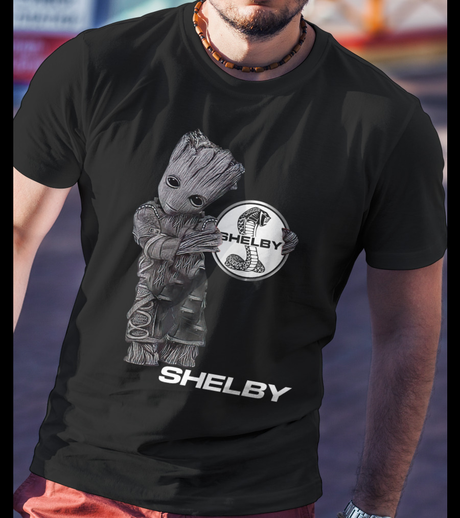 Shelby Cobra Groot Guardians Of The Galaxy Crossover T-Shirt