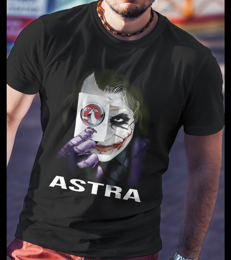 Astra Joker Card With Auto T-Shirt