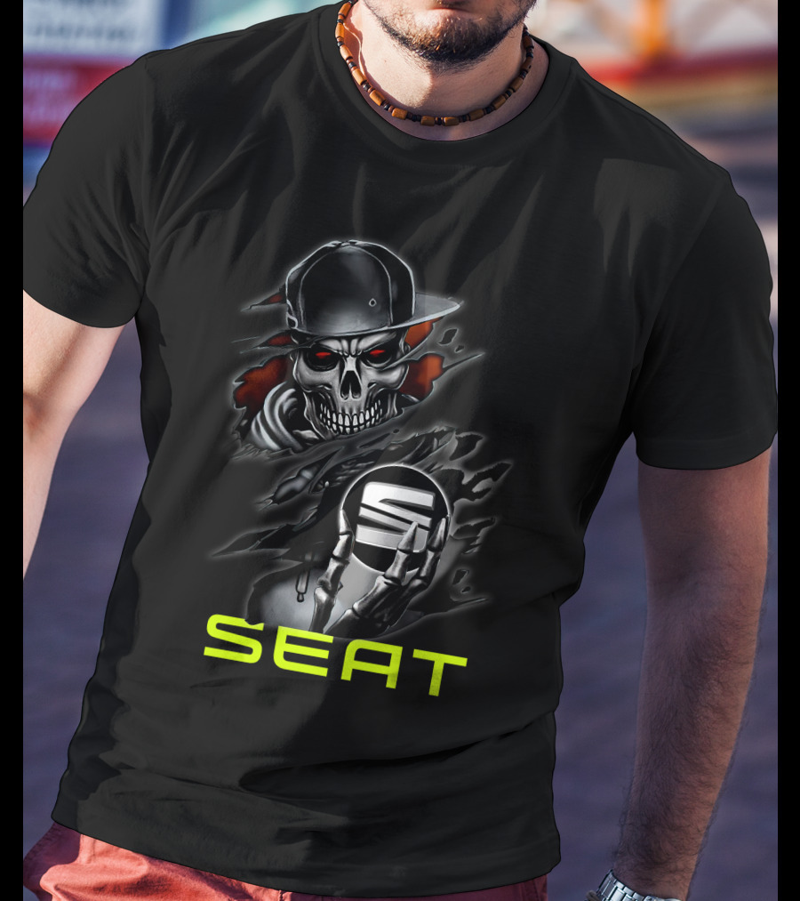 Seat Skull With Cap T-Shirt