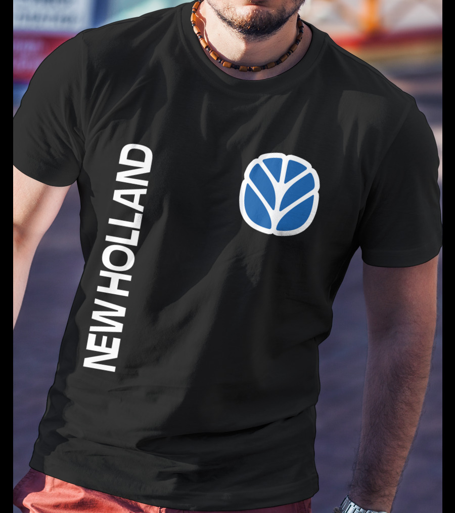 New Holland 12 Logo Blue T-Shirt