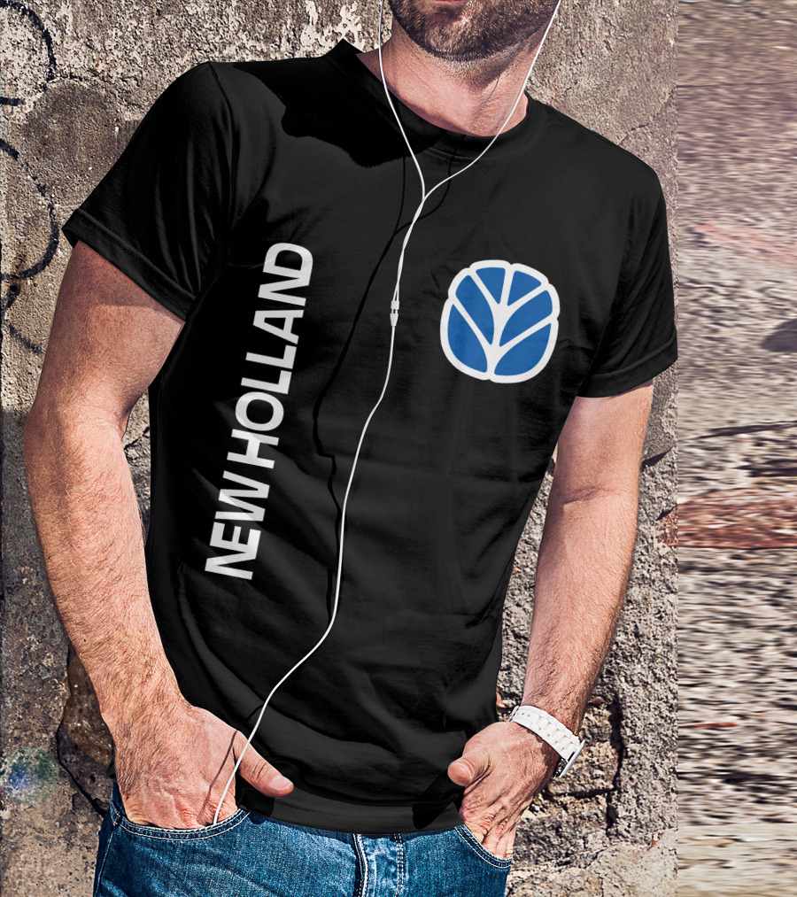 New Holland 12 Logo Blue T-Shirt