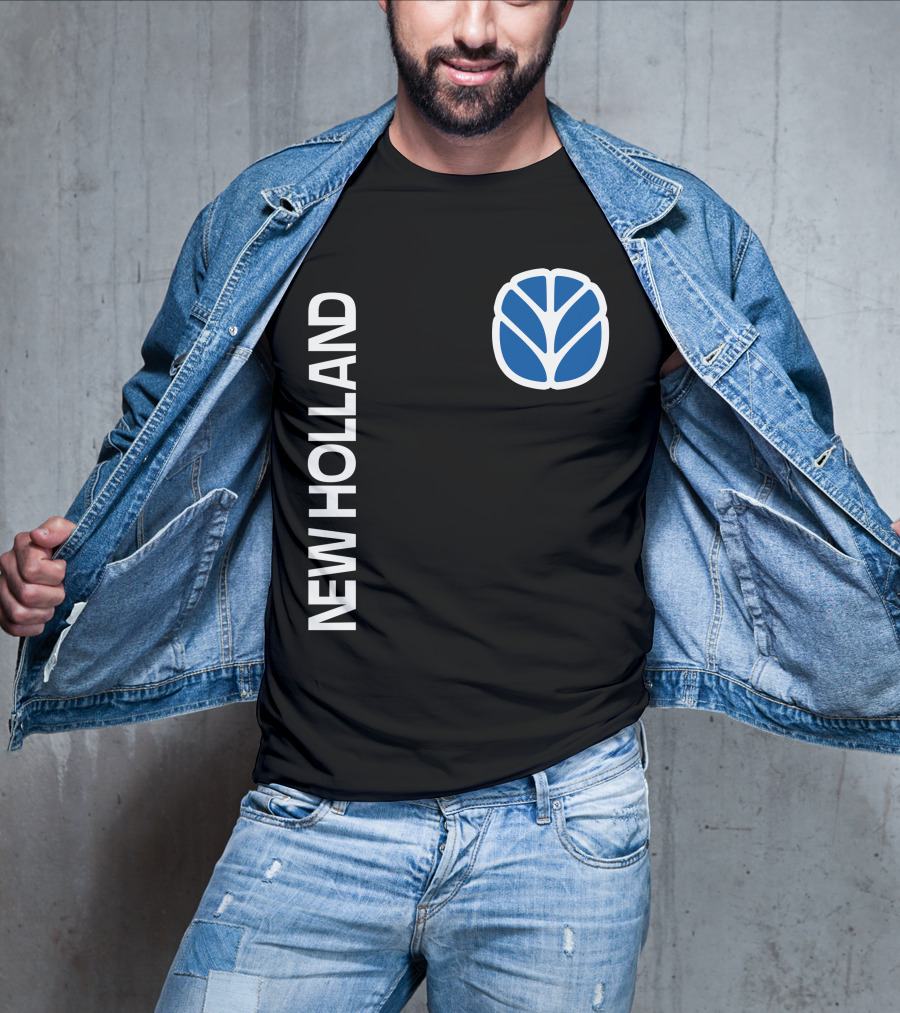 New Holland 12 Logo Blue T-Shirt