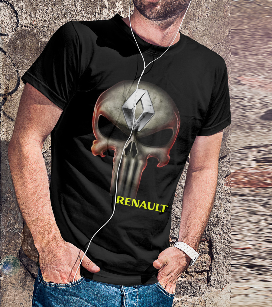 Renault Punisher Skull T-Shirt