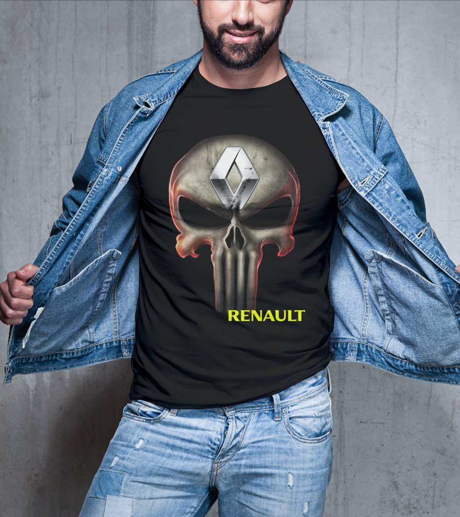 Renault Punisher Skull T-Shirt