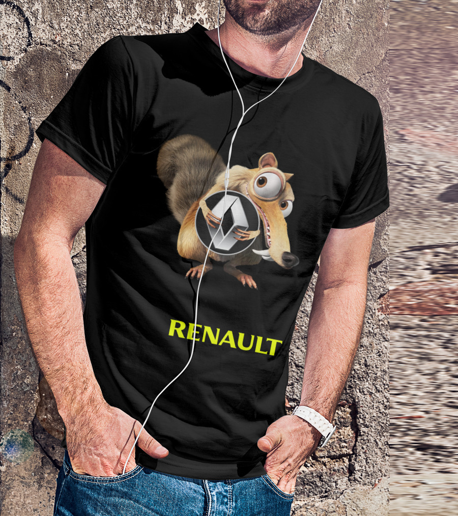 Renault Scrat Ice Age Logo Crossover T-Shirt