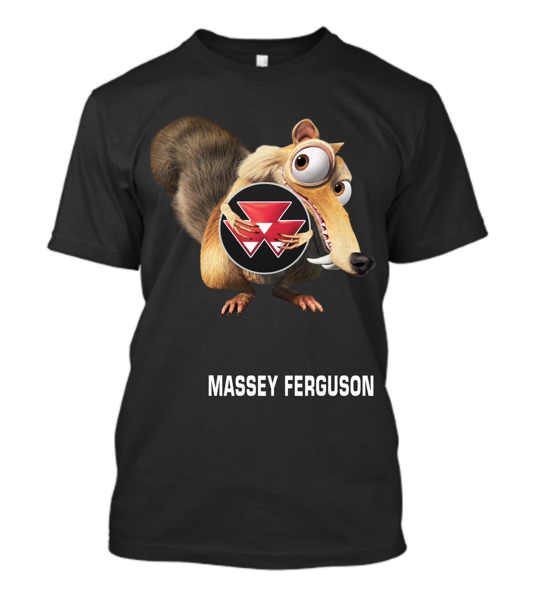 Massey Ferguson Ice Age Scrat Holding T-Shirt