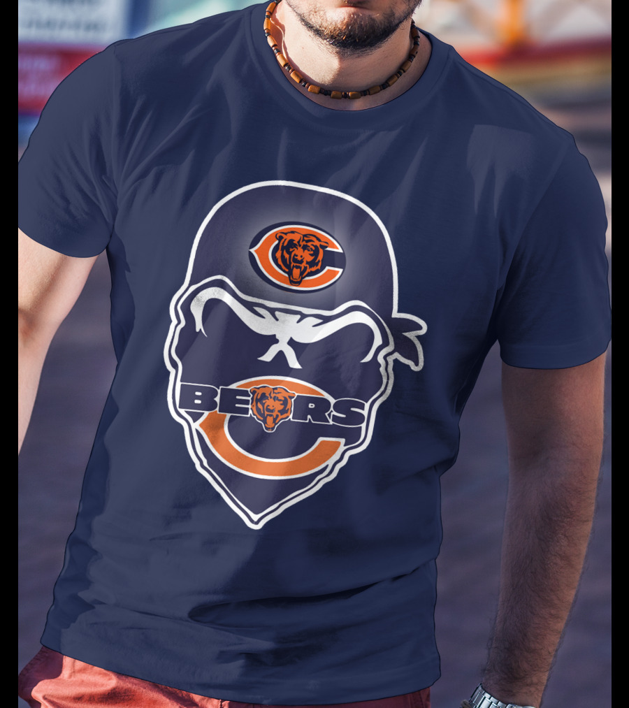 Chicago Bears Pirate Logo Bears T-Shirt