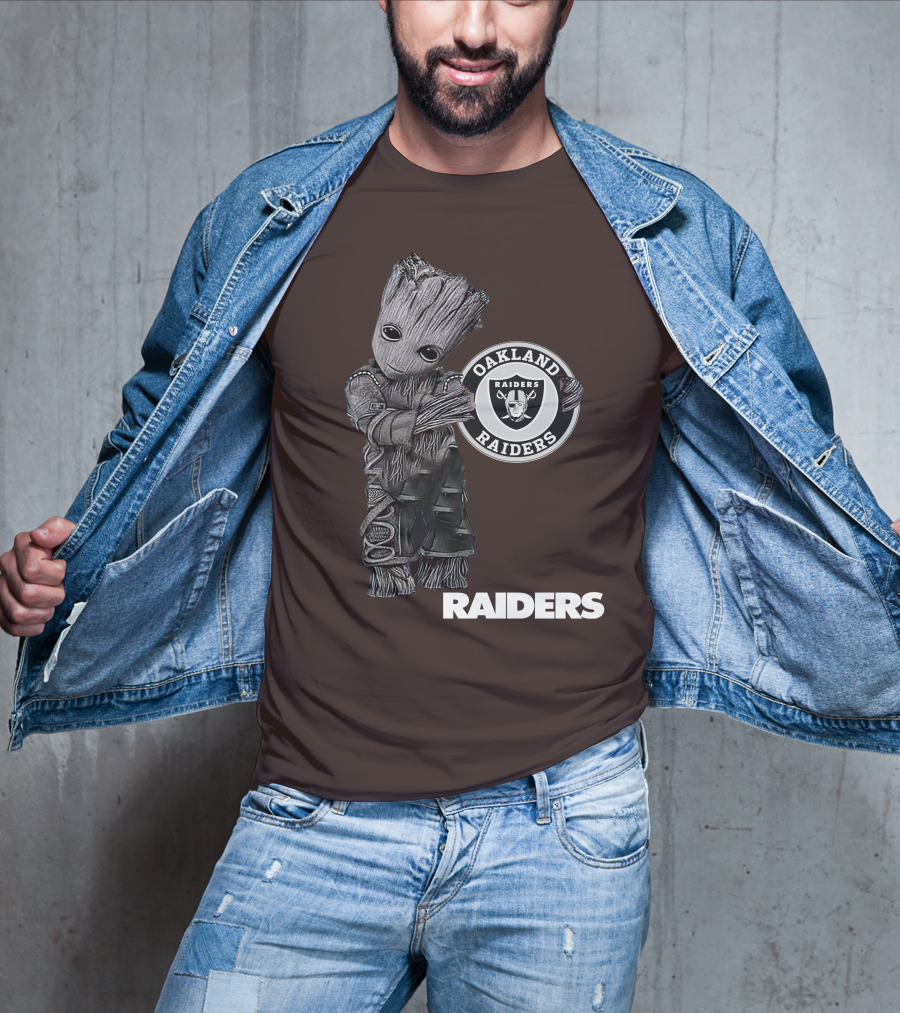 Oakland Raiders Groot Holding T-Shirt