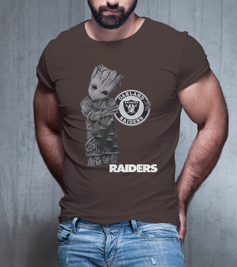 Oakland Raiders Groot Holding T-Shirt