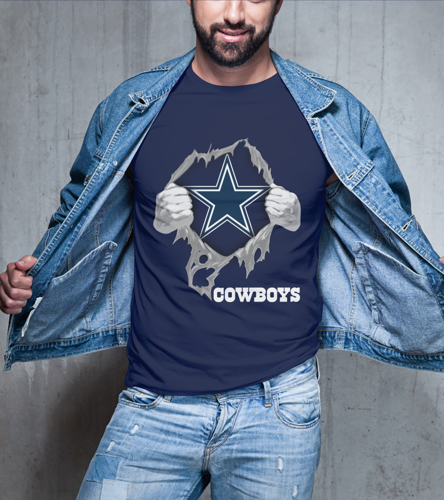 Cowboys 07 Star Logo Burst T-Shirt