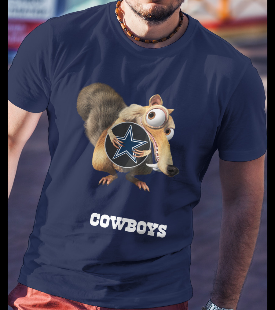 Cowboys Scrat Holding Star T-Shirt