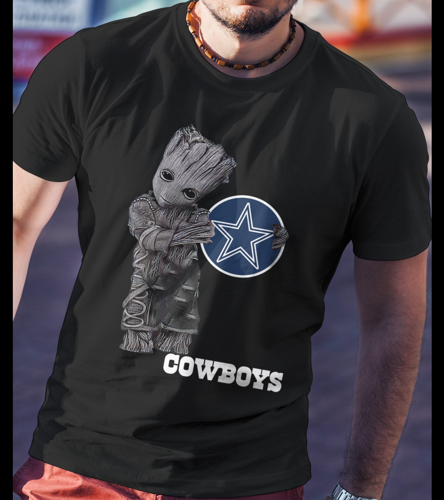 Cowboys Groot Holding Dallas Star T-Shirt