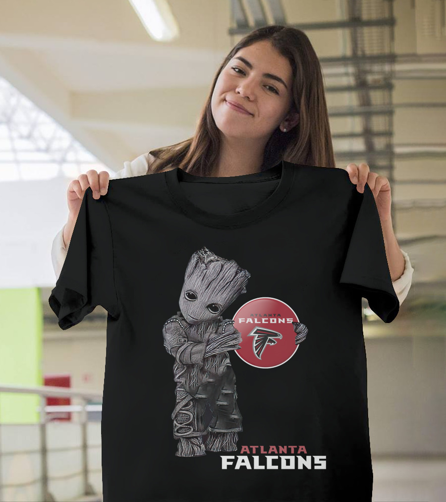 Atlanta Falcons Guardians Groot Crossover T-Shirt