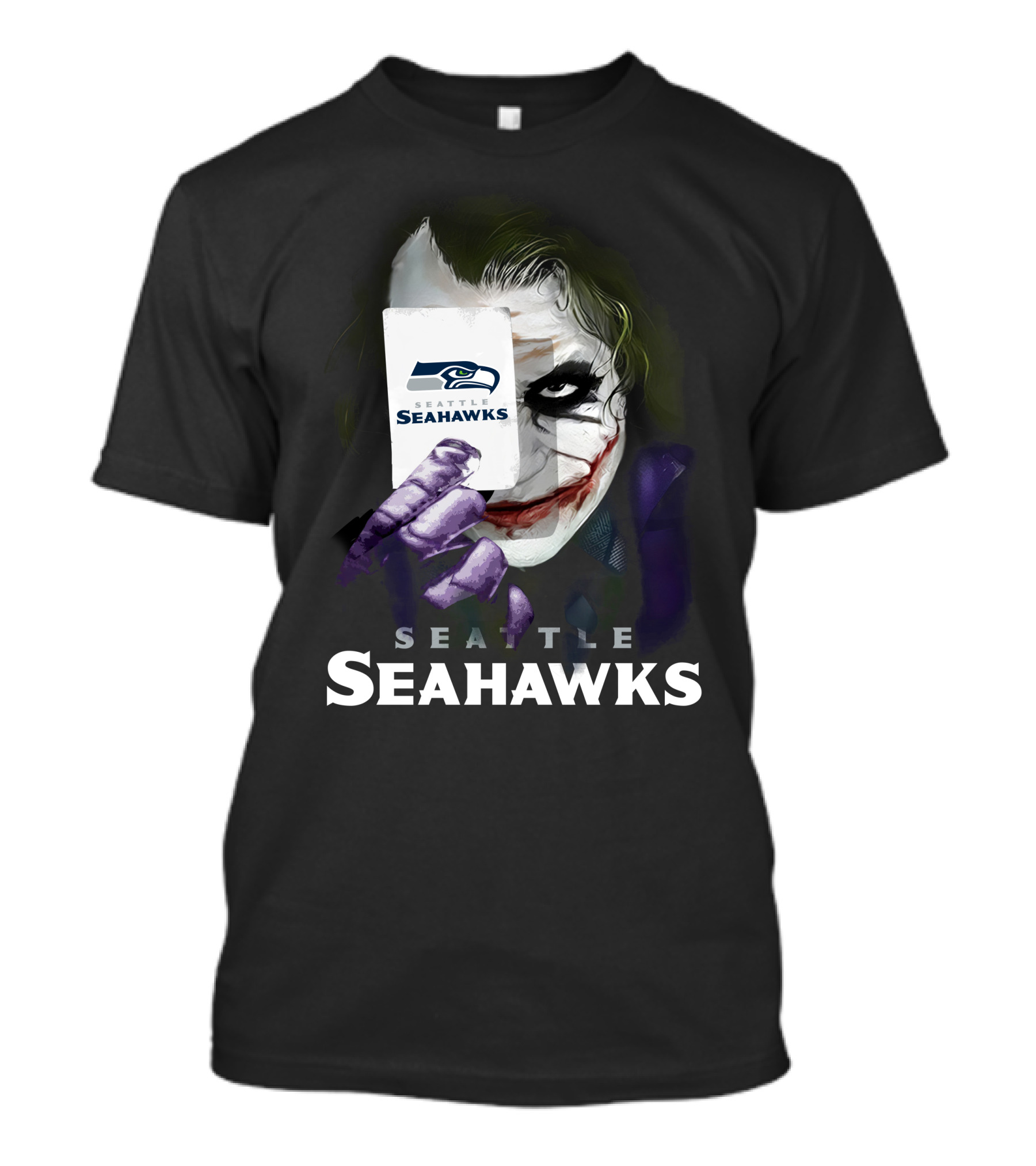 Seattle Seahawks Joker Card T-Shirt