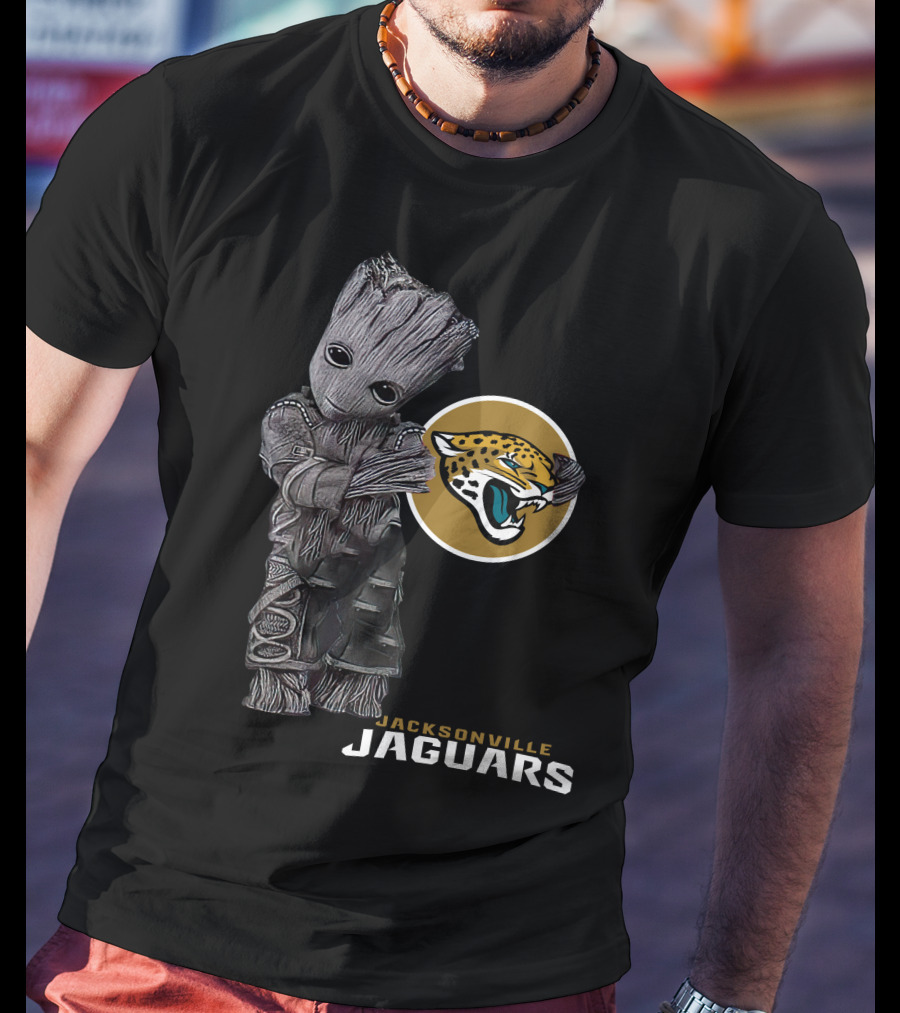 Jacksonville Jaguars Groot Collaboration T-Shirt