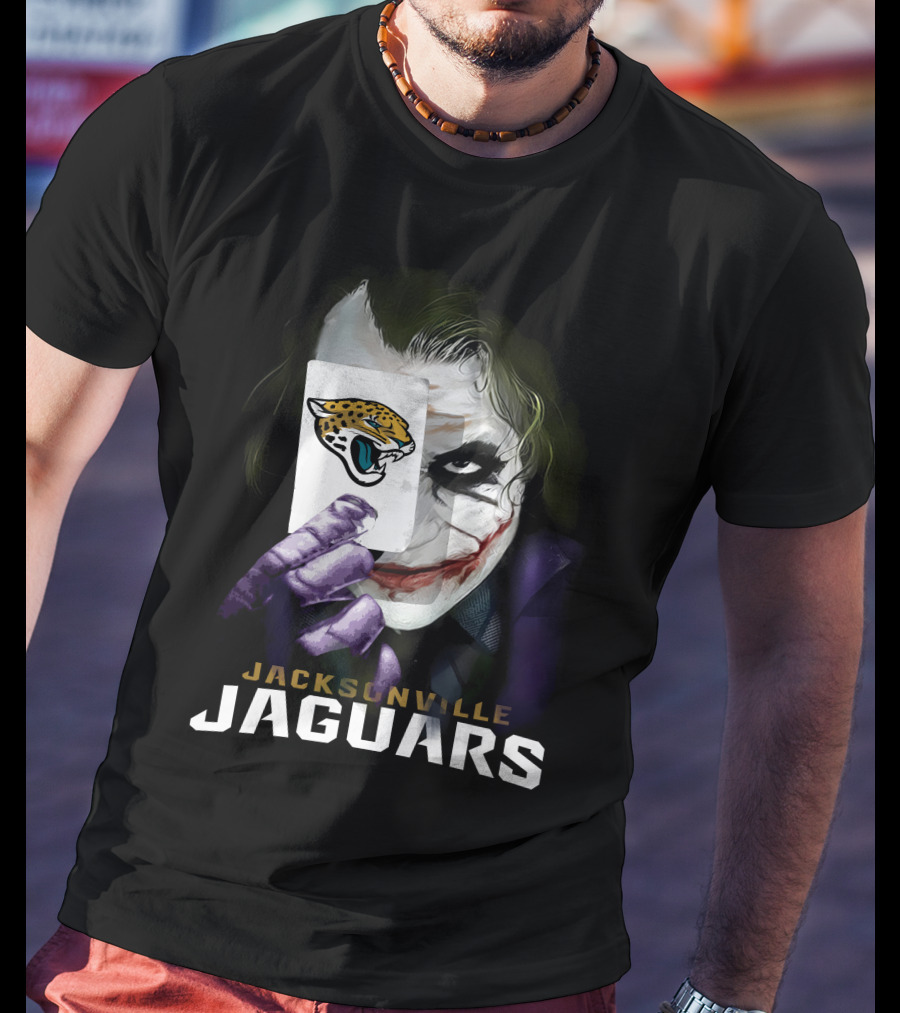 Jacksonville Jaguars Joker Playing Card Face Paint T-Shirt