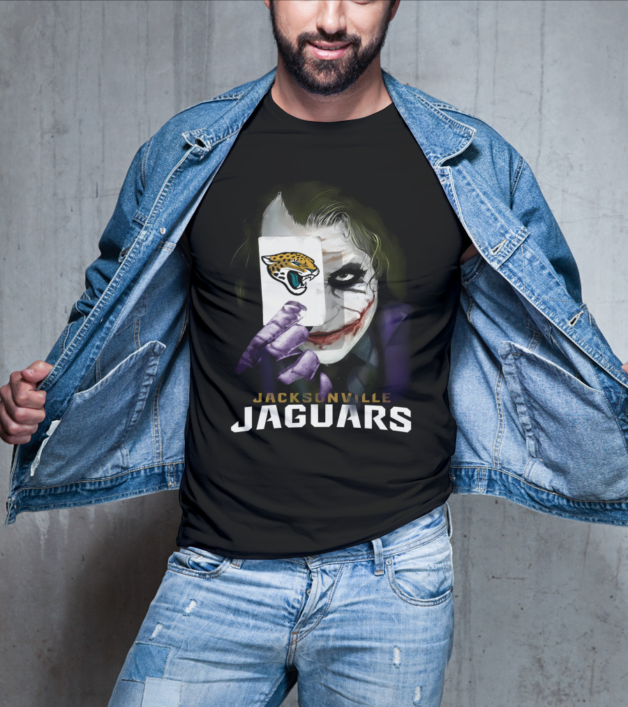 Jacksonville Jaguars Joker Playing Card Face Paint T-Shirt
