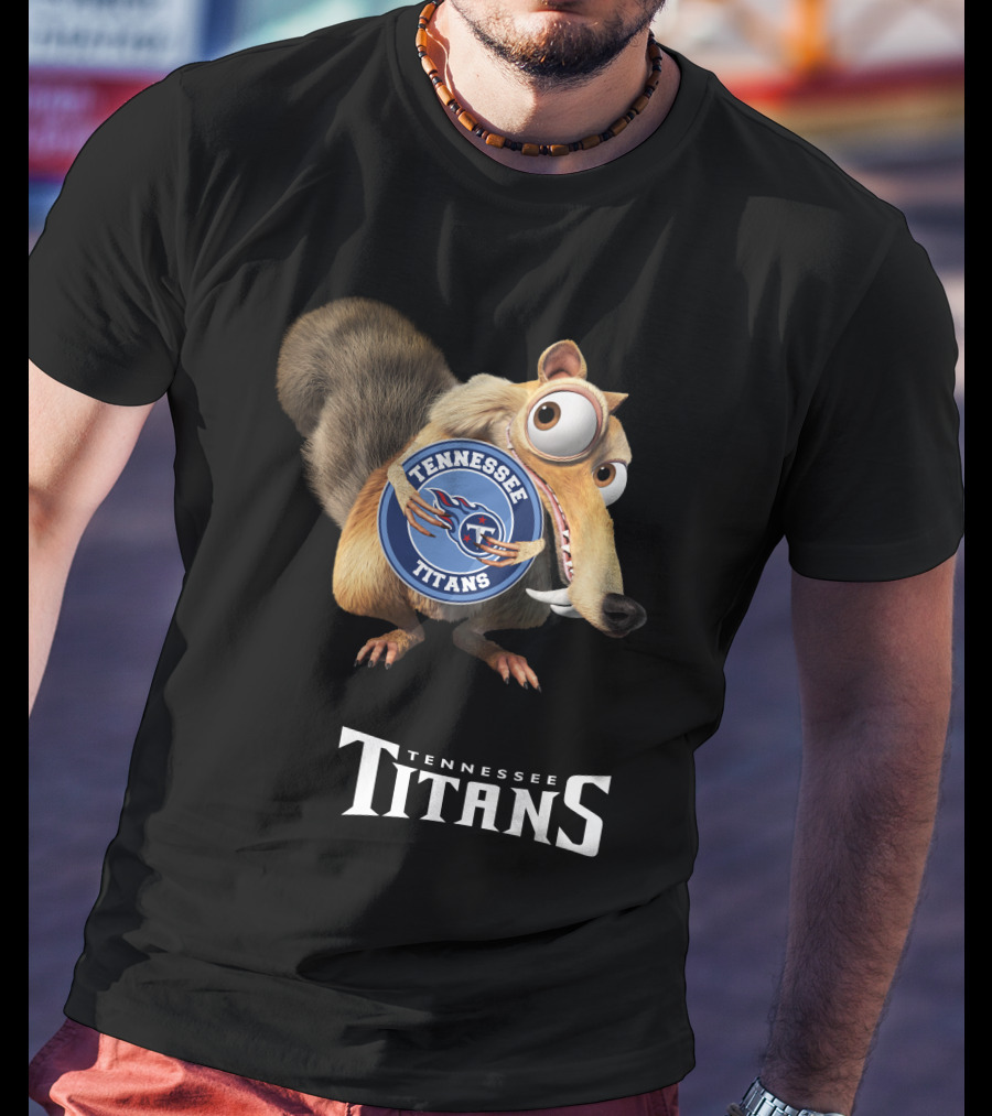 Tennessee Titans Ice Age Scrat T-Shirt