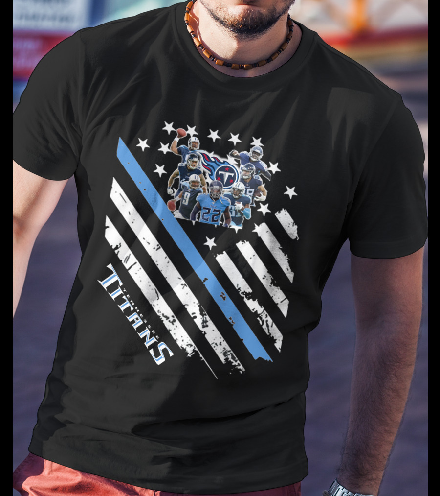 Titans 06 Nfl Team Stars And Stripes T-Shirt