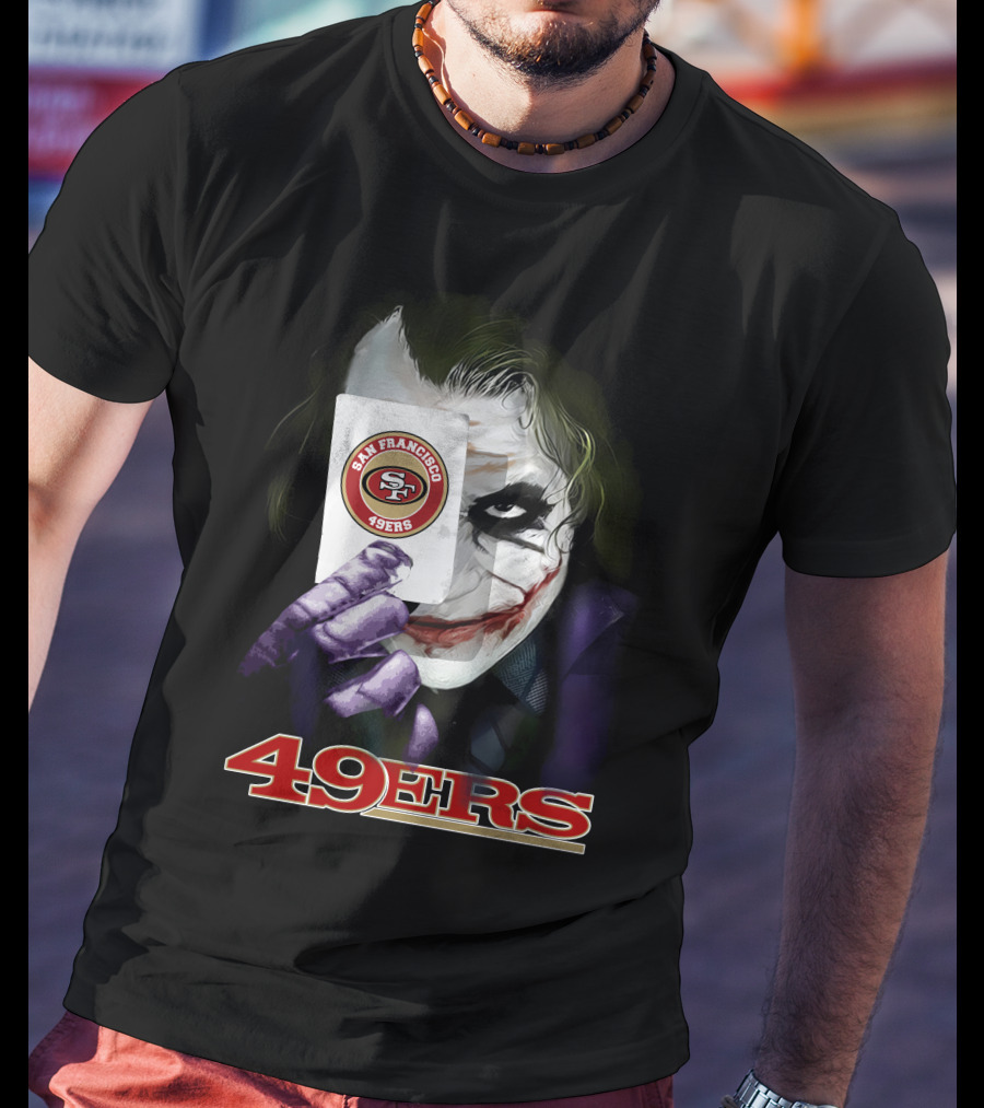 San Francisco 49ers Joker Playing Card T-Shirt