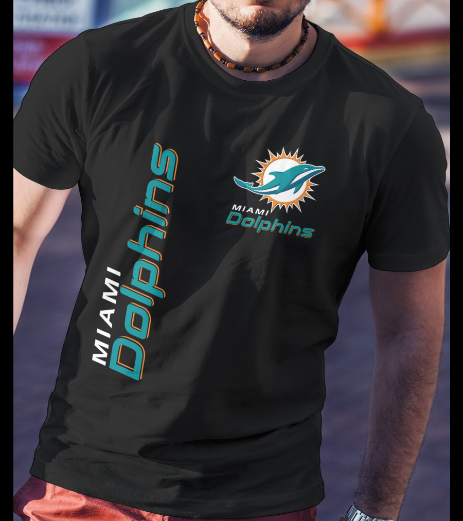 Miami Dolphins 10 Football Team T-Shirt