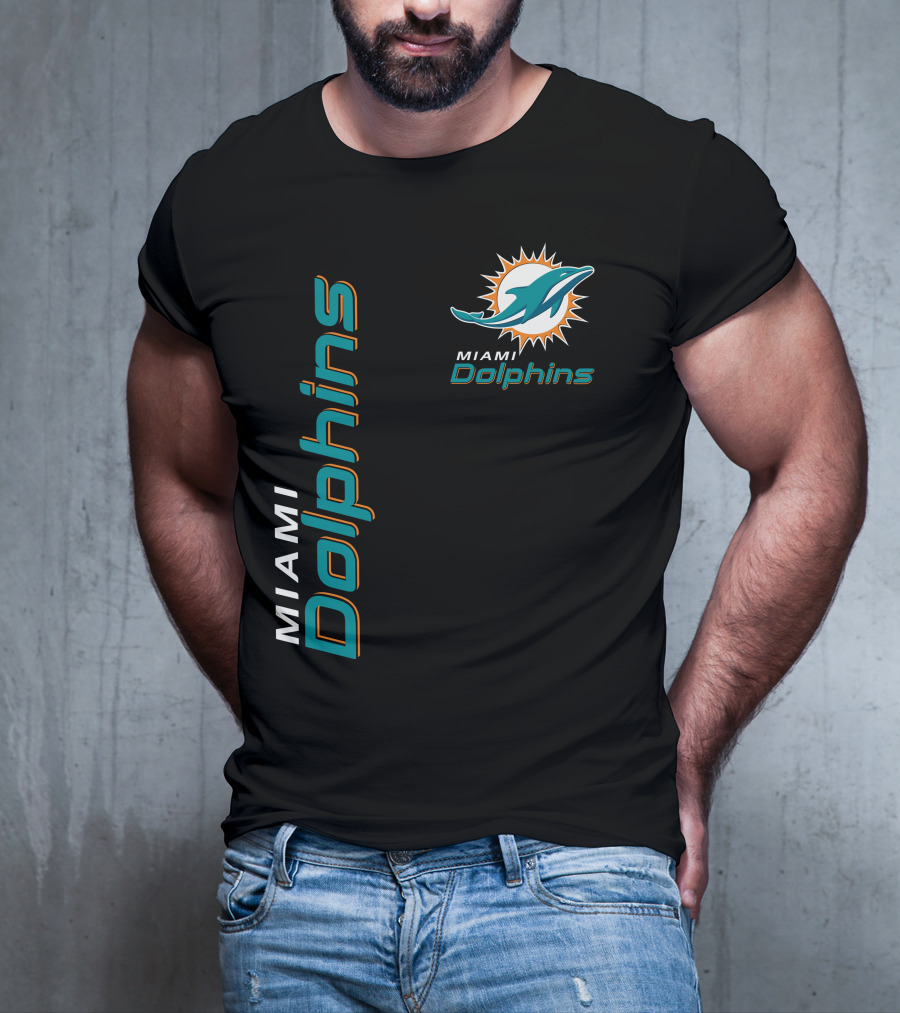 Miami Dolphins 10 Football Team T-Shirt