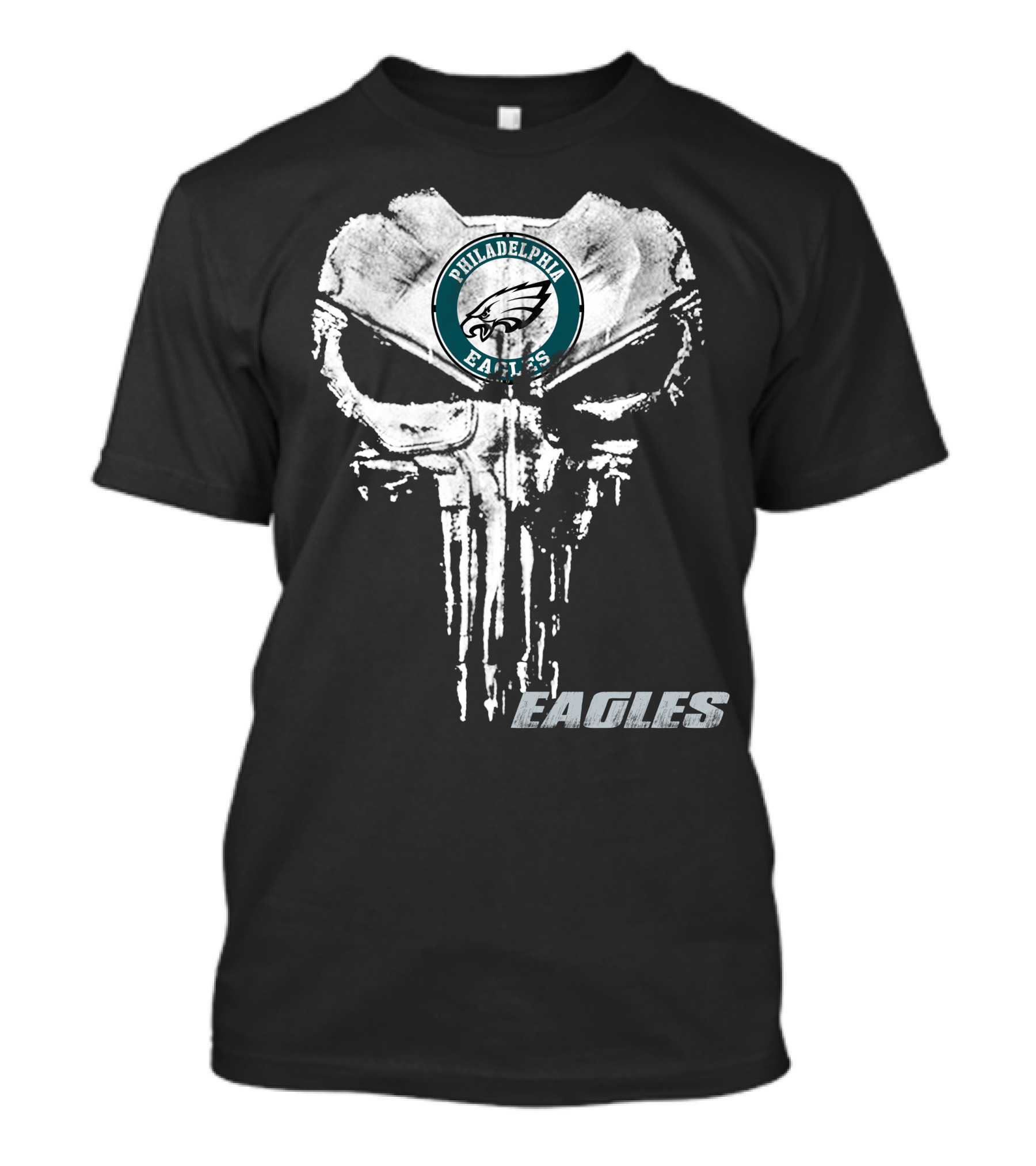 Philadelphia Eagles Nfl Logo Grunge Style Eagles T-Shirt