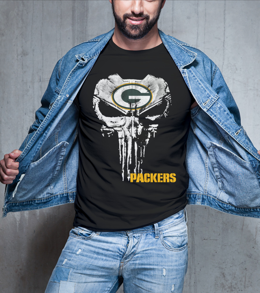 Packers G Logo Skull T-Shirt