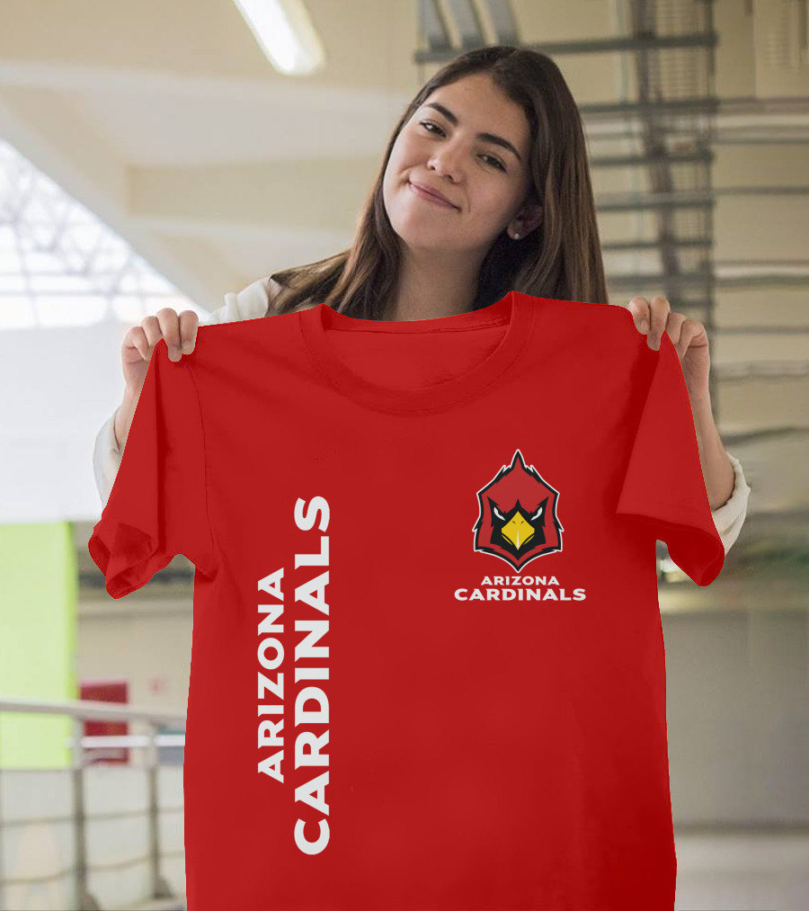 Arizona Cardinals Nfl Team Red Bold T-Shirt