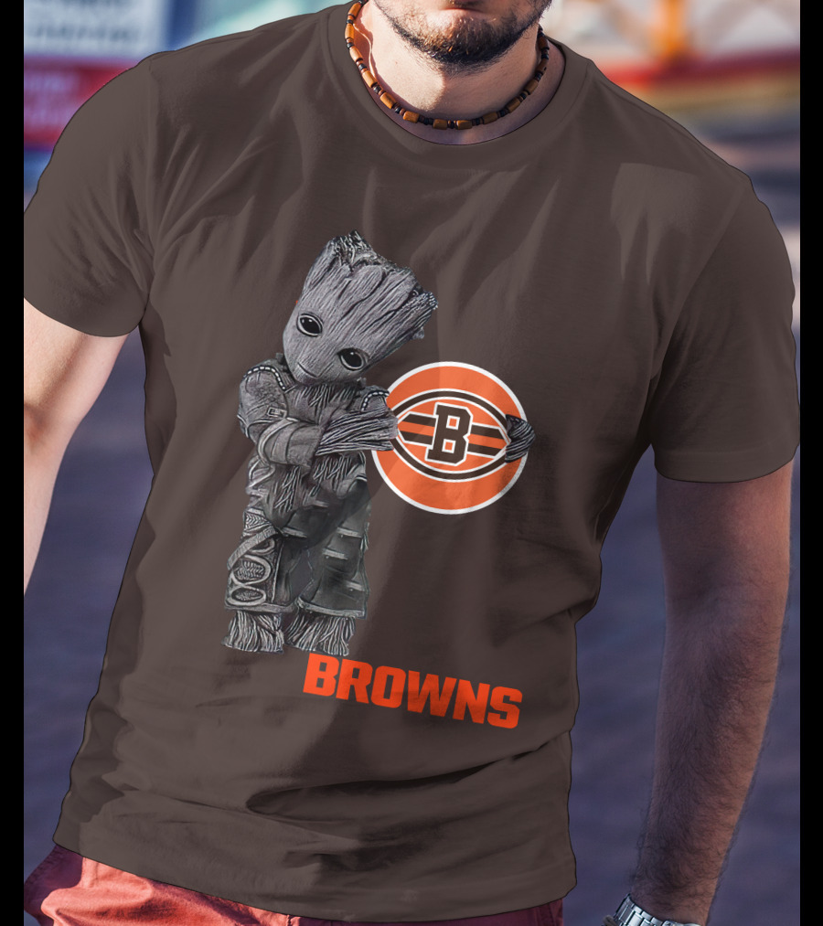 Browns Groot Meets Football Team Spirit T-Shirt