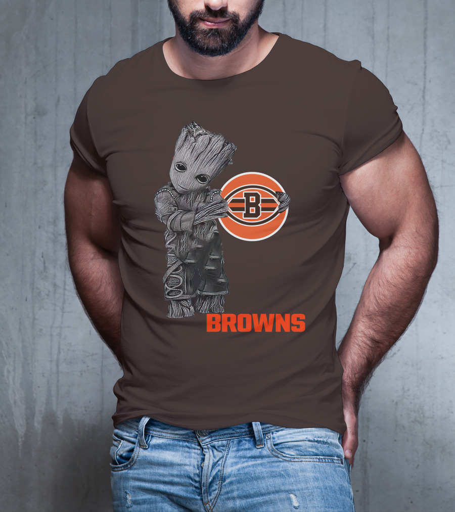 Browns Groot Meets Football Team Spirit T-Shirt