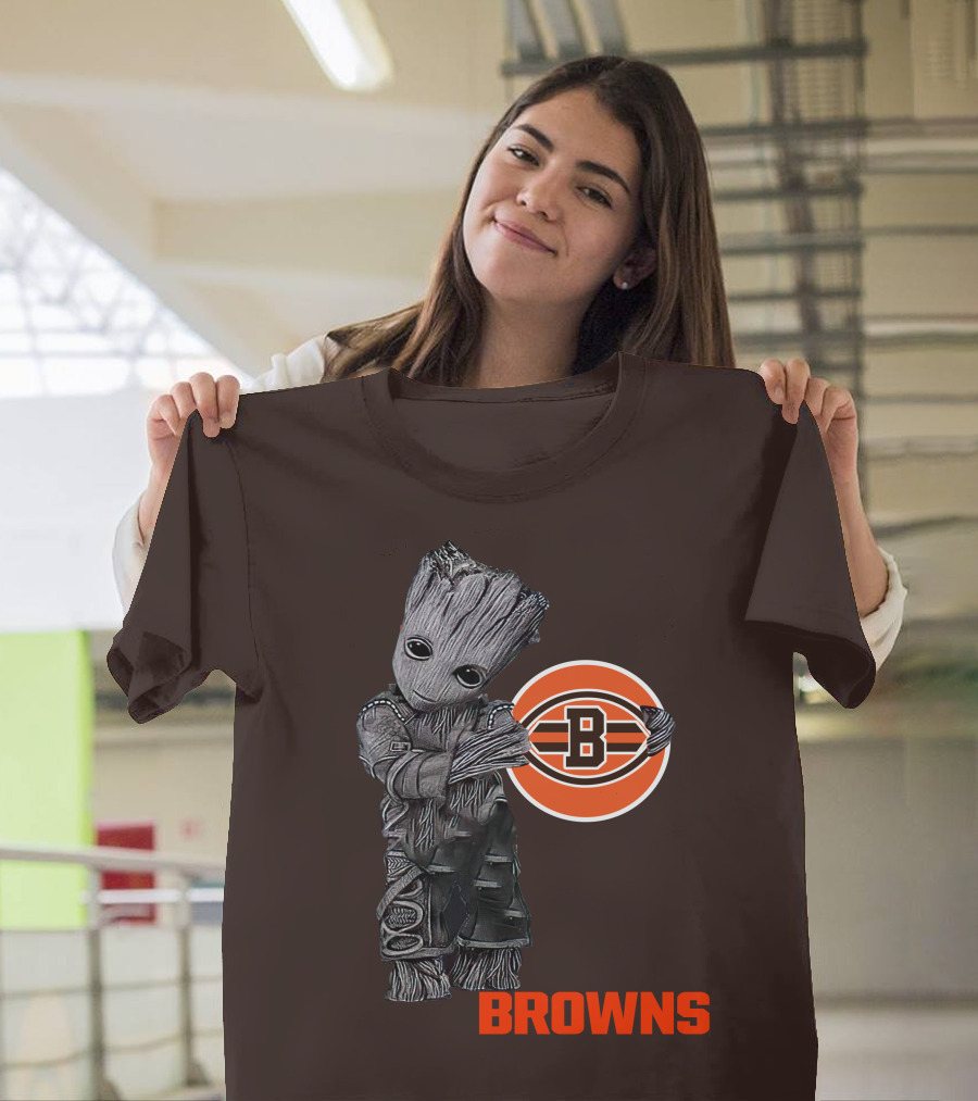 Browns Groot Meets Football Team Spirit T-Shirt