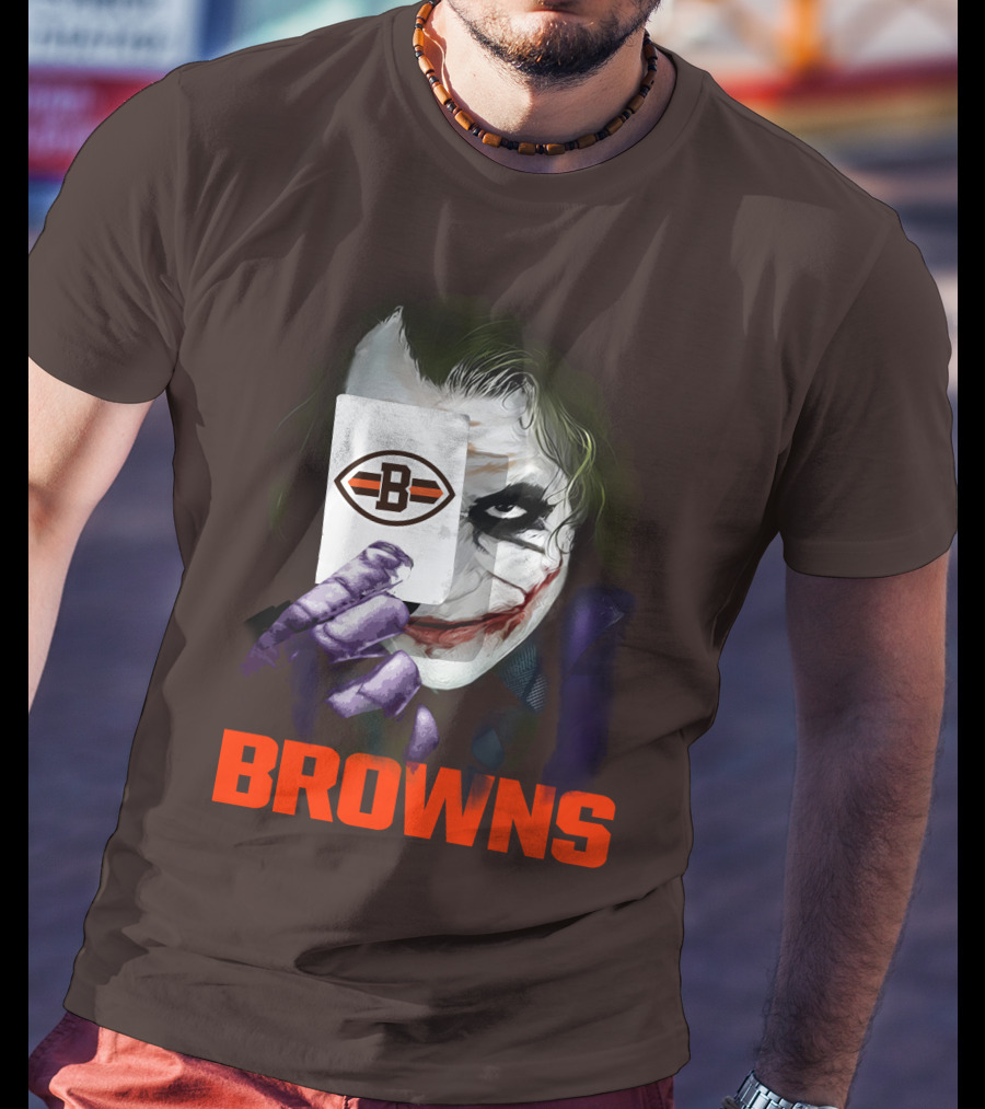 Browns Joker Card T-Shirt