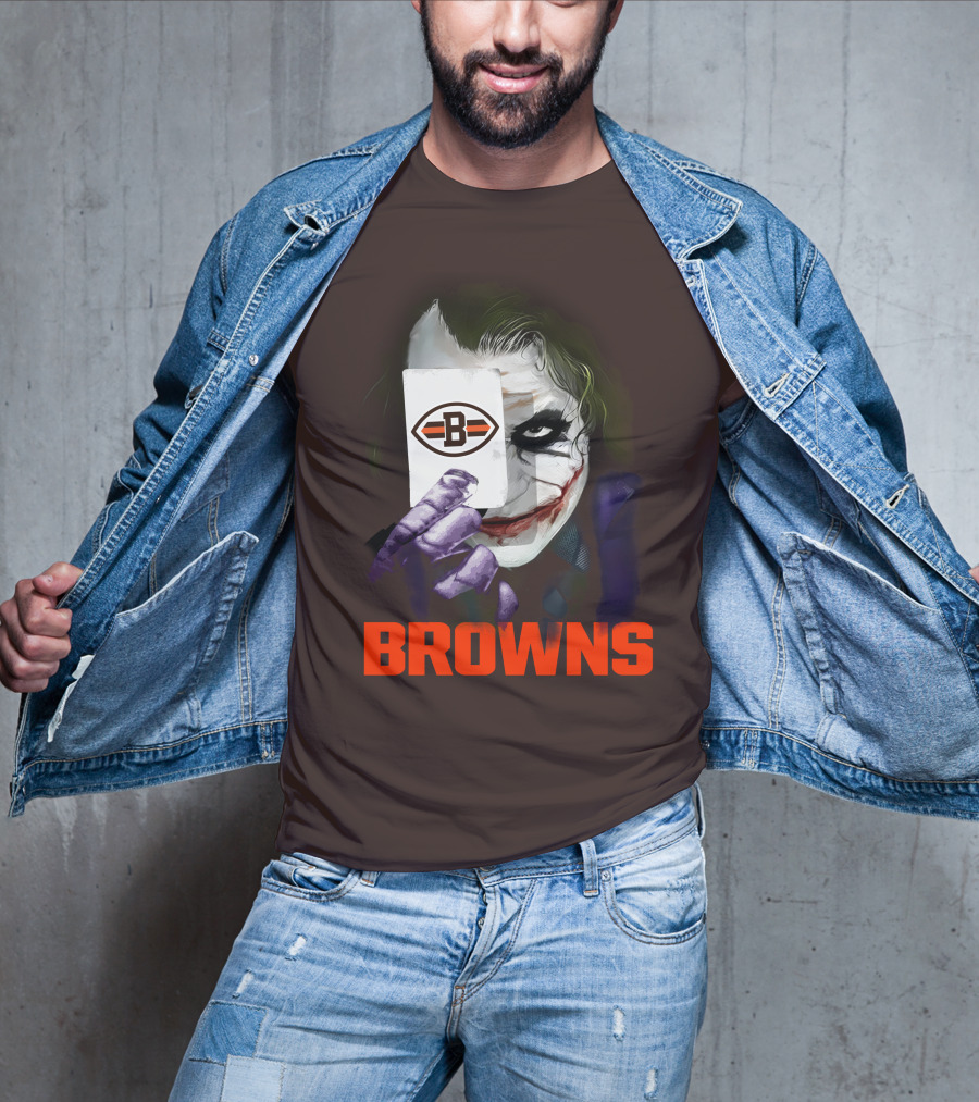 Browns Joker Card T-Shirt