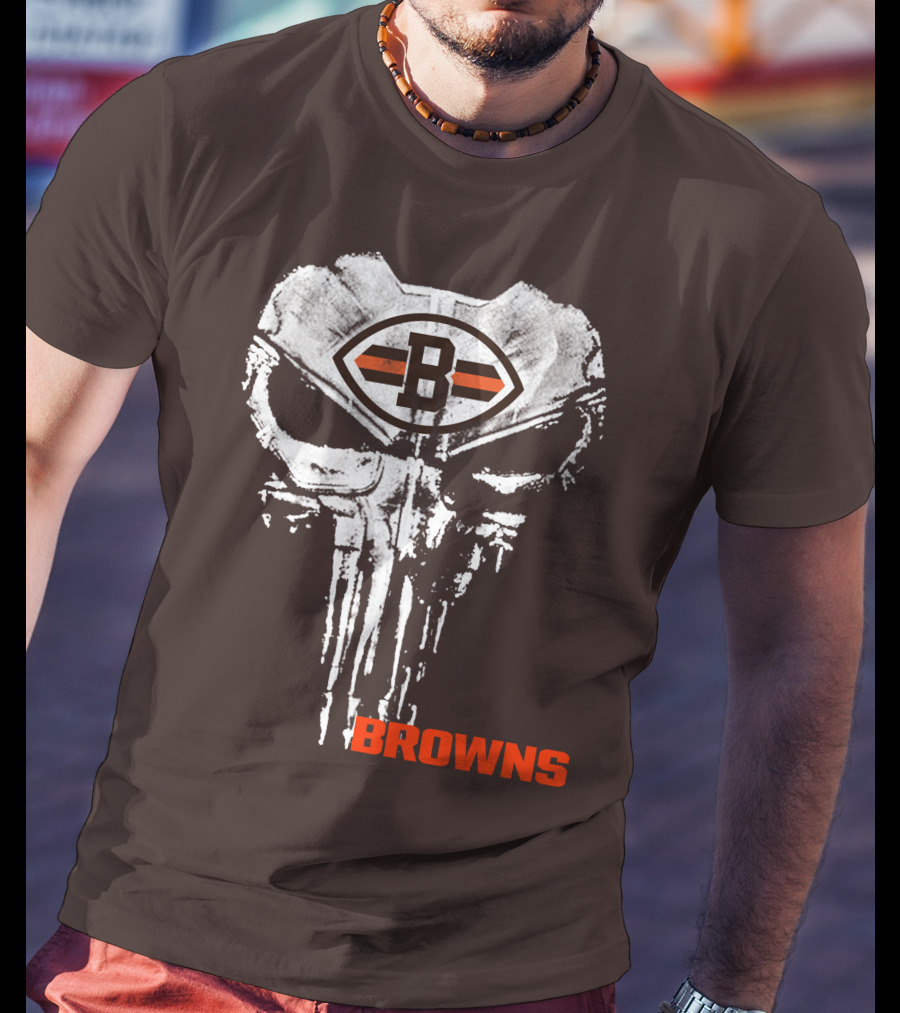 Browns Skull Logo B T-Shirt
