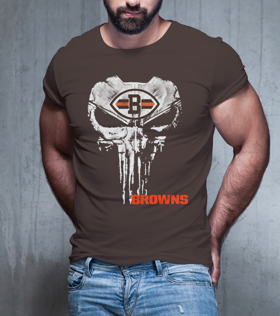 Browns Skull Logo B T-Shirt