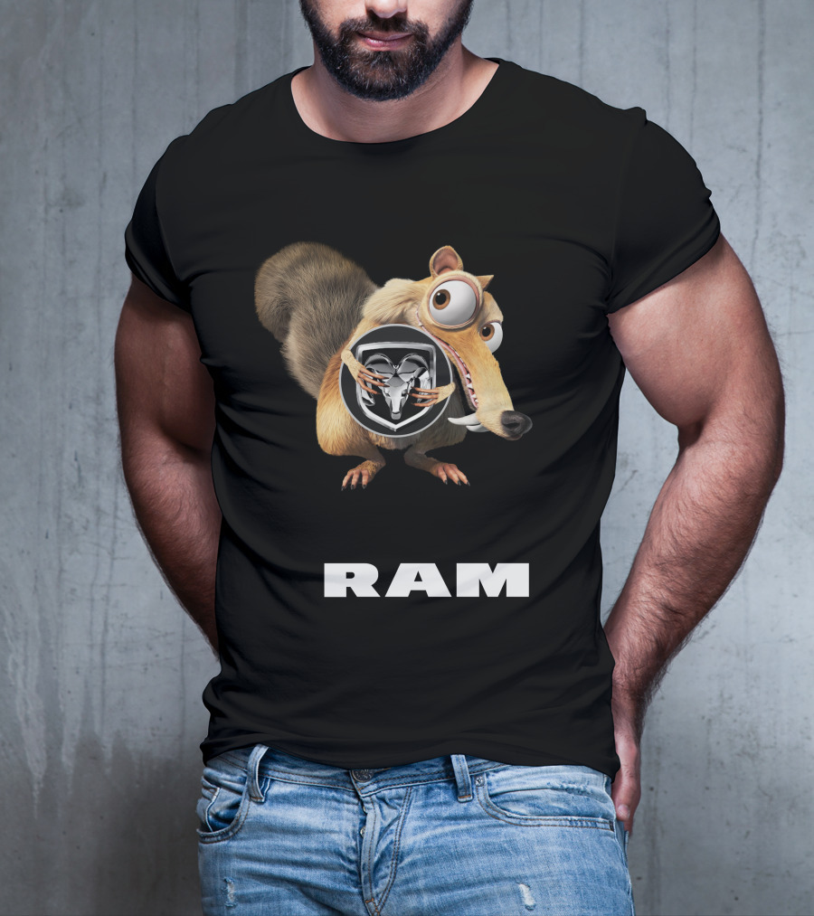 Scrat Ice Age Ram Logo T-Shirt