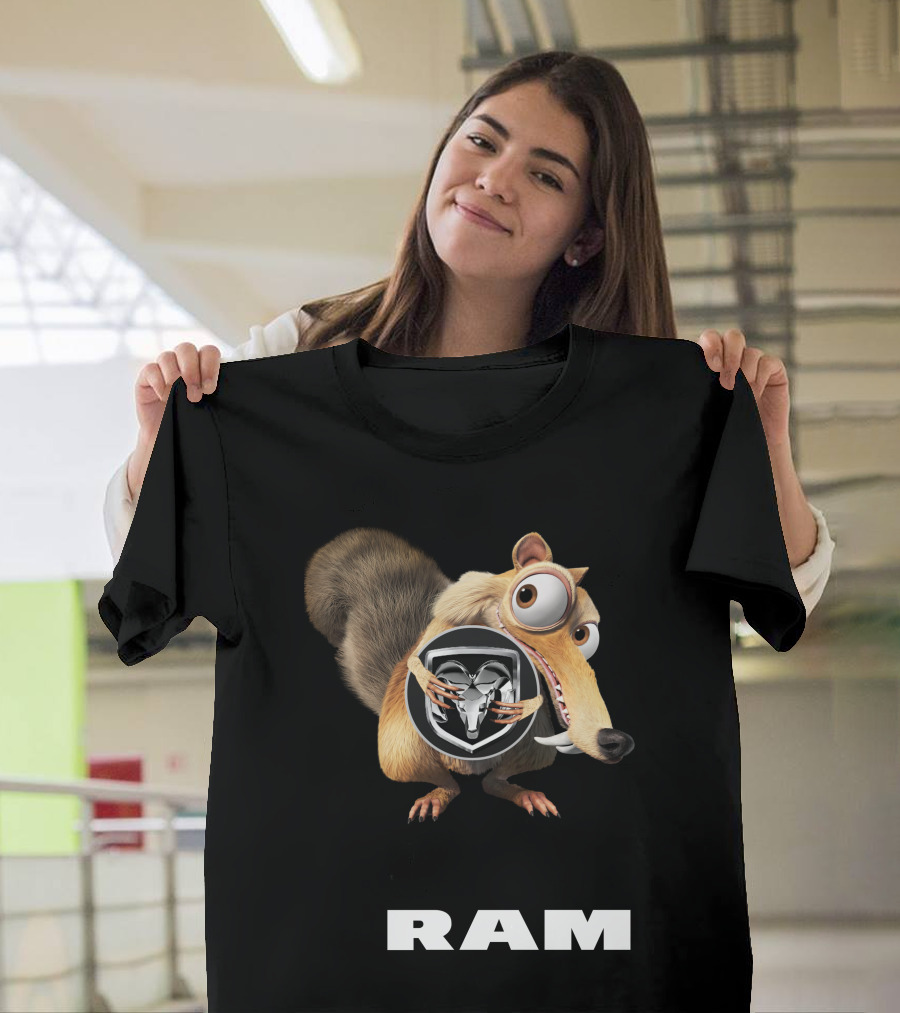Scrat Ice Age Ram Logo T-Shirt