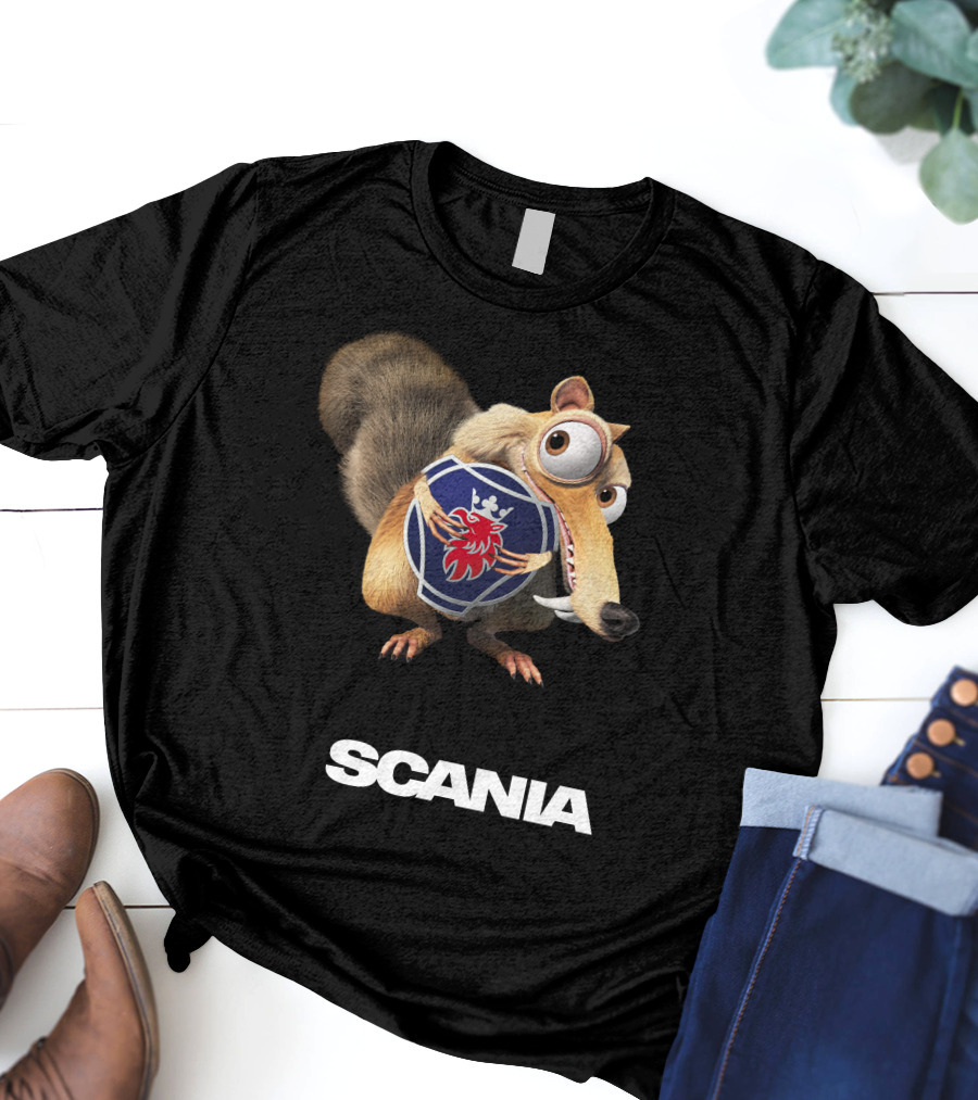 Scania Ice Age Scrat Shield T-Shirt