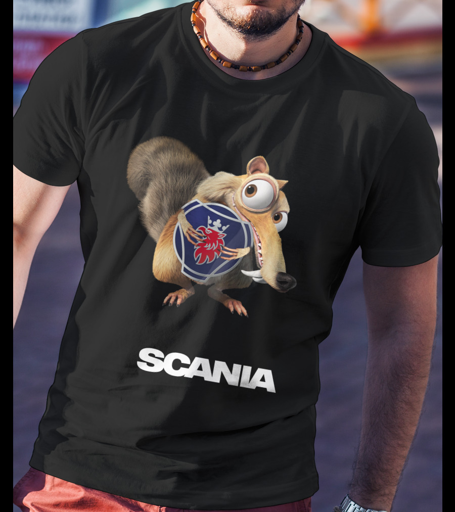 Scania Ice Age Scrat Shield T-Shirt
