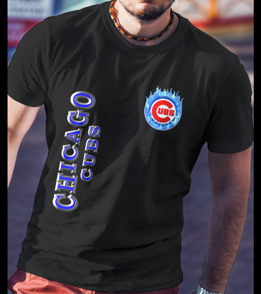 Chicago Cubs 03 Flame T-Shirt