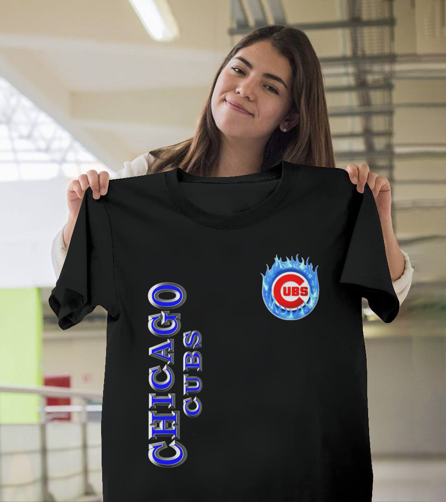 Chicago Cubs 03 Flame T-Shirt