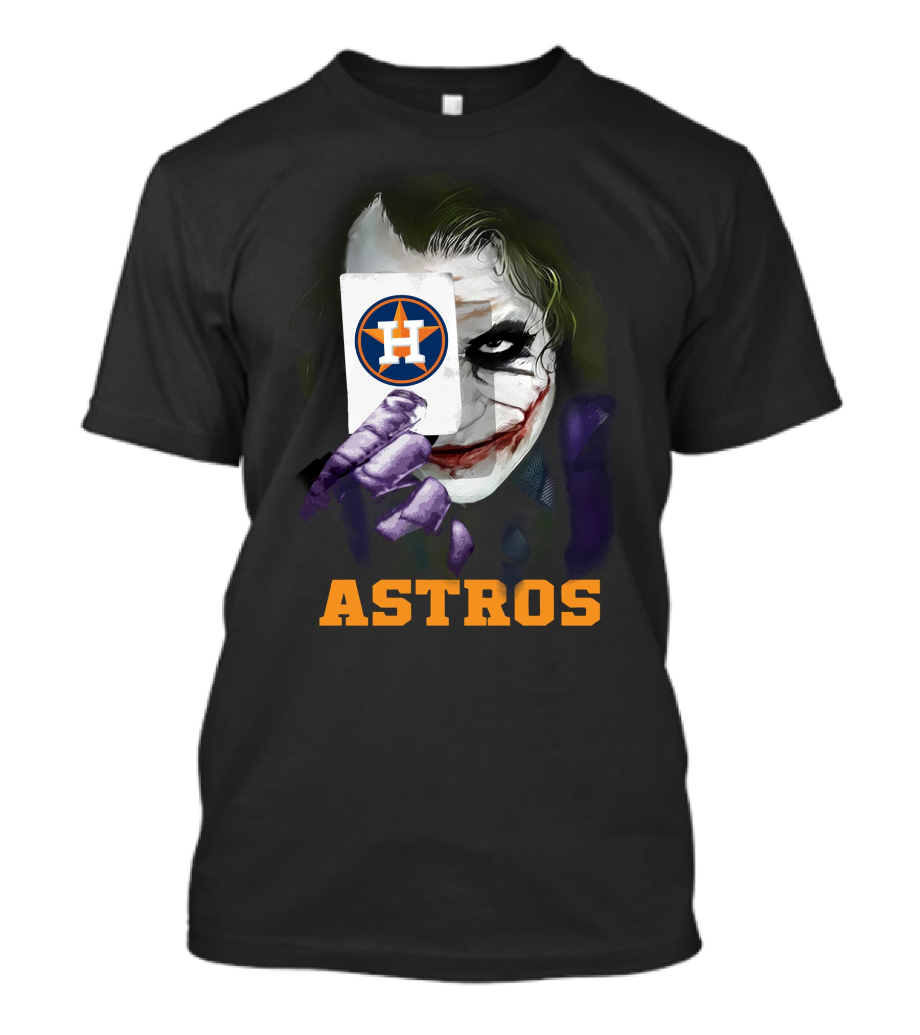 Astros Joker Houston Baseball Card T-Shirt