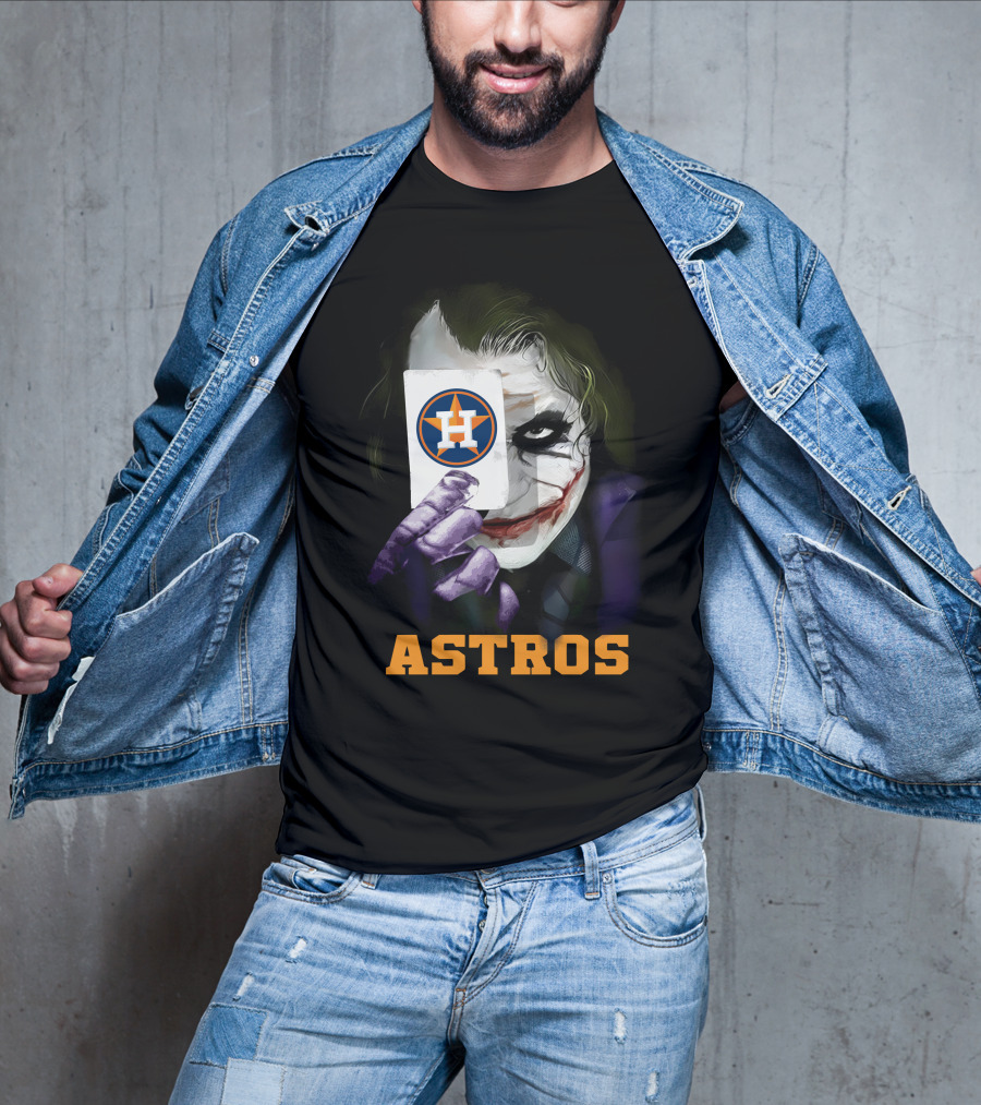 Astros Joker Houston Baseball Card T-Shirt