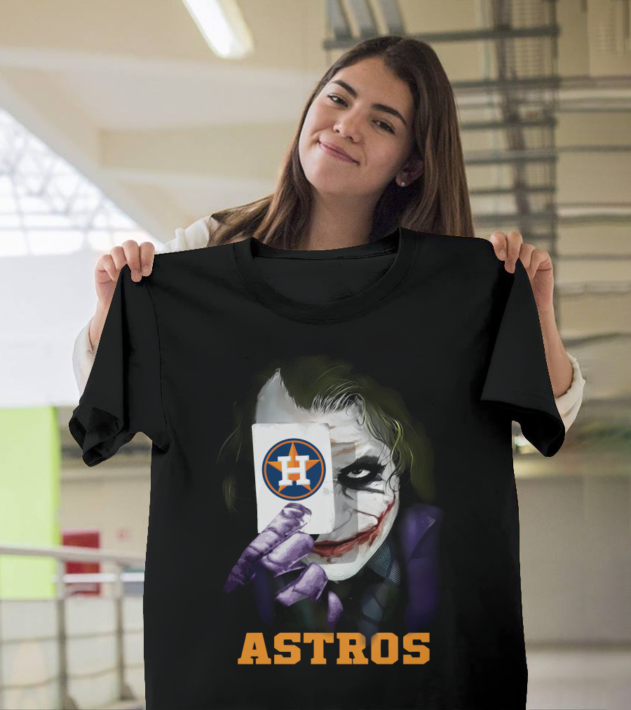 Astros Joker Houston Baseball Card T-Shirt