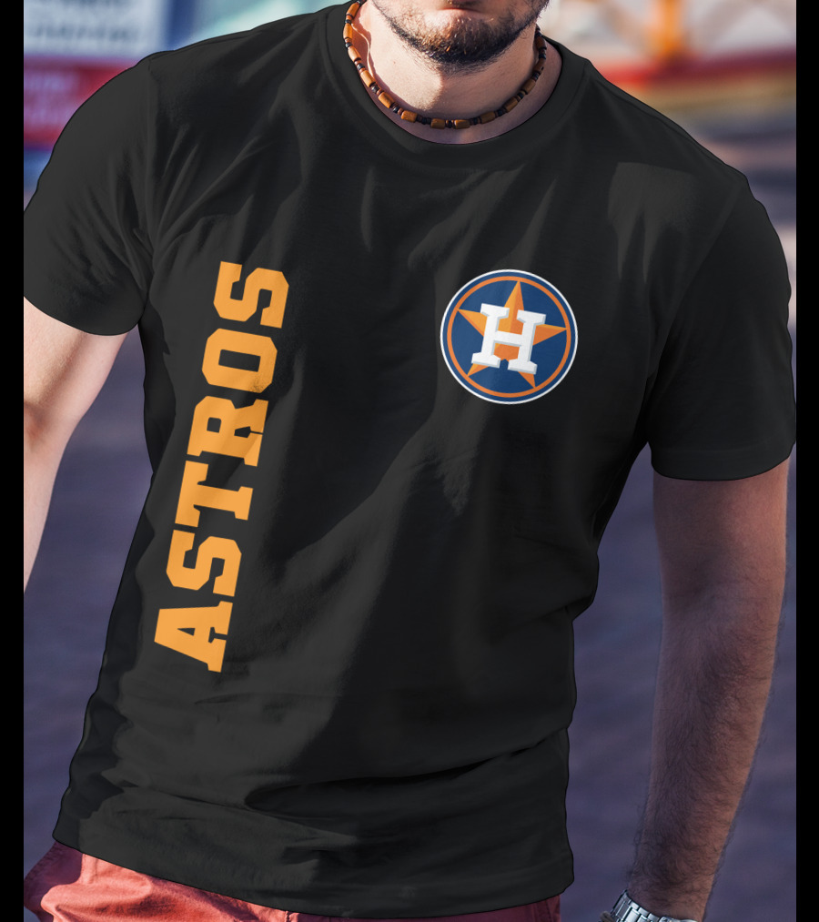 Astros Houston Logo Vertical T-Shirt